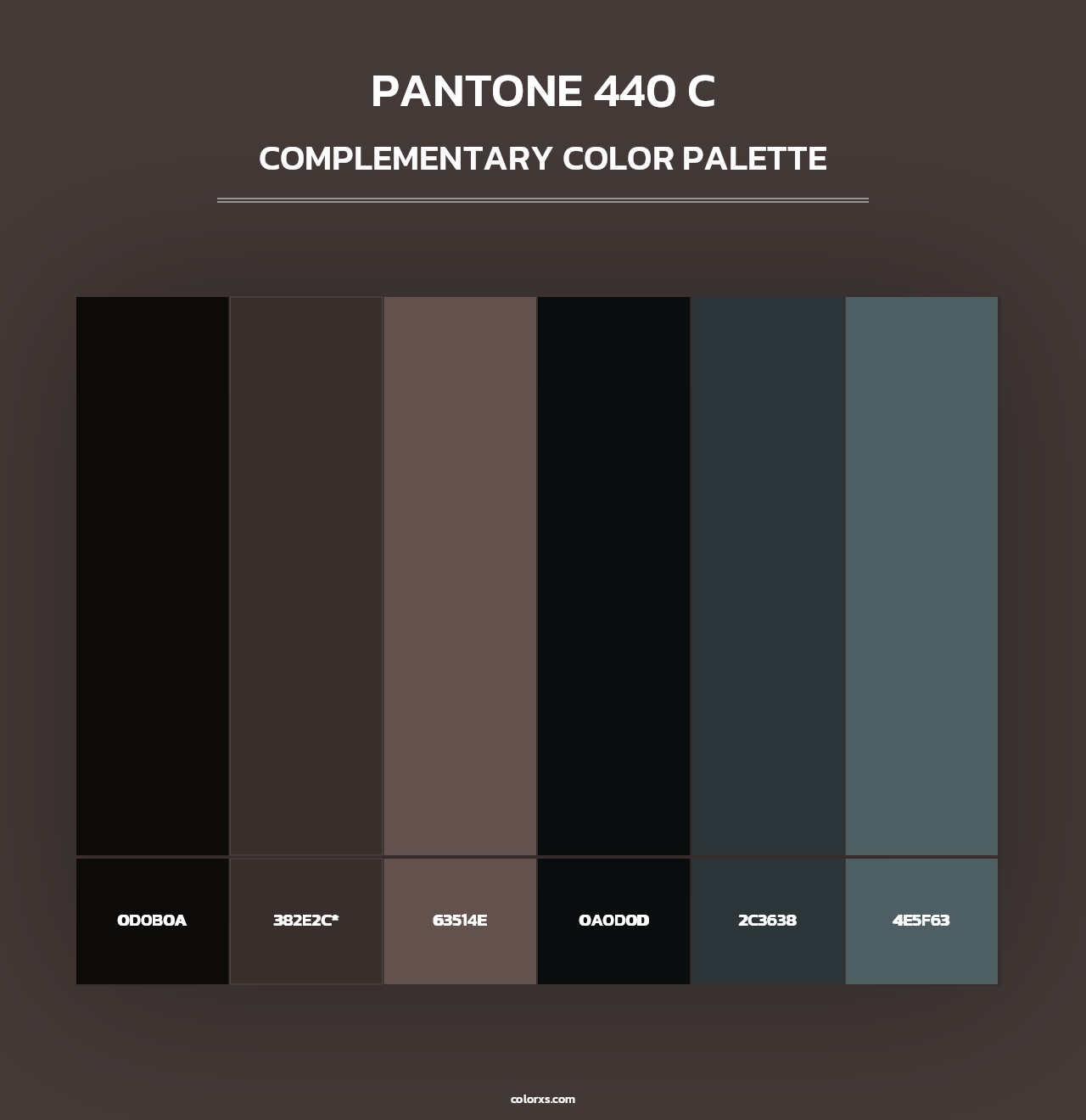 PANTONE 440 C - Complementary Color Palette