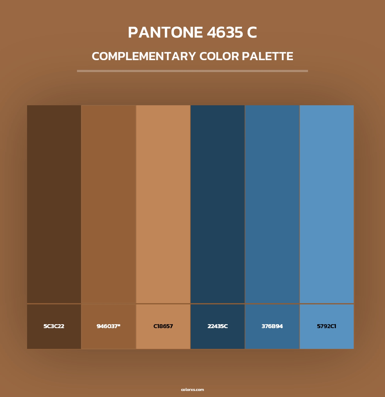 PANTONE 4635 C - Complementary Color Palette