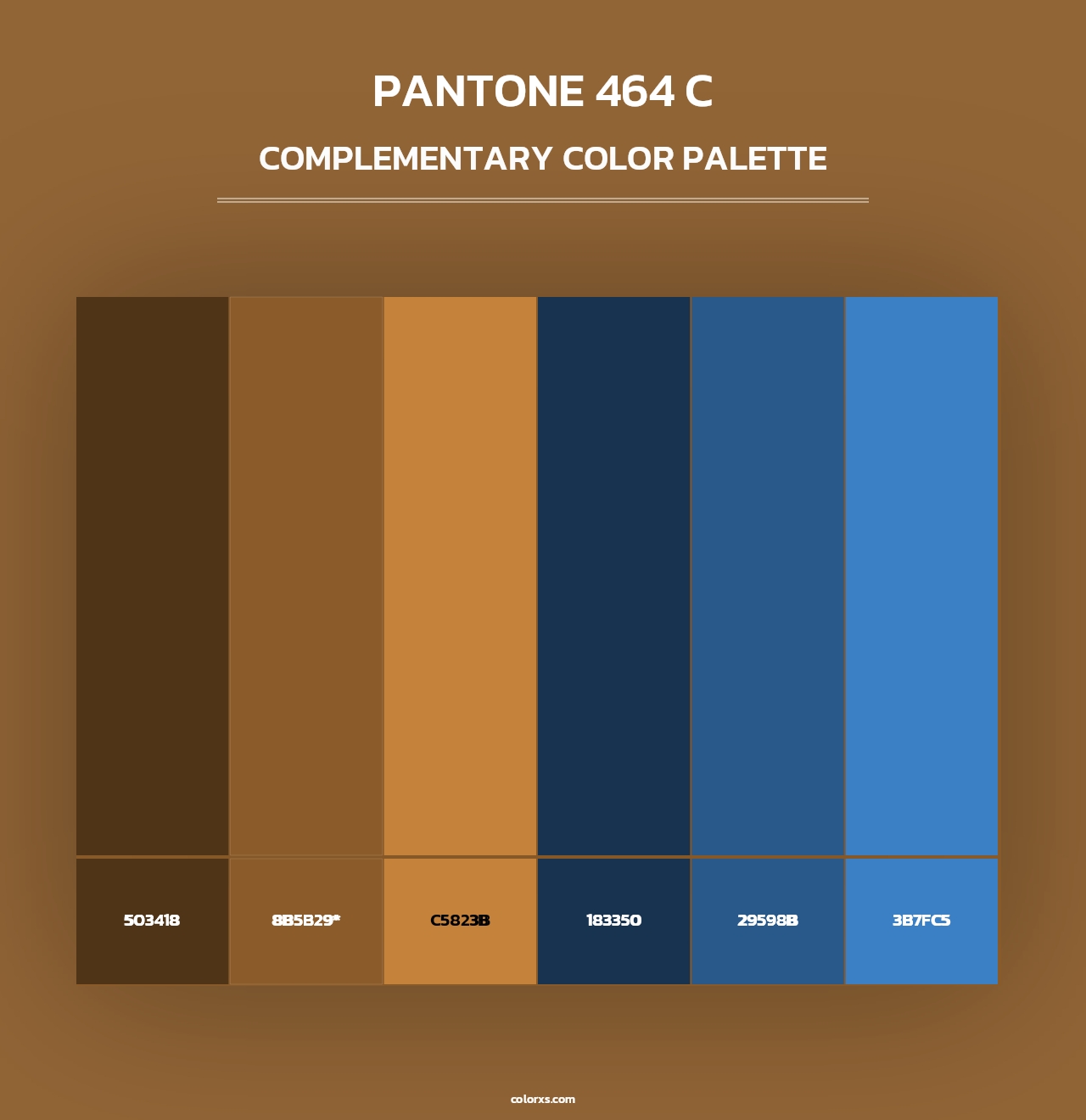 PANTONE 464 C - Complementary Color Palette