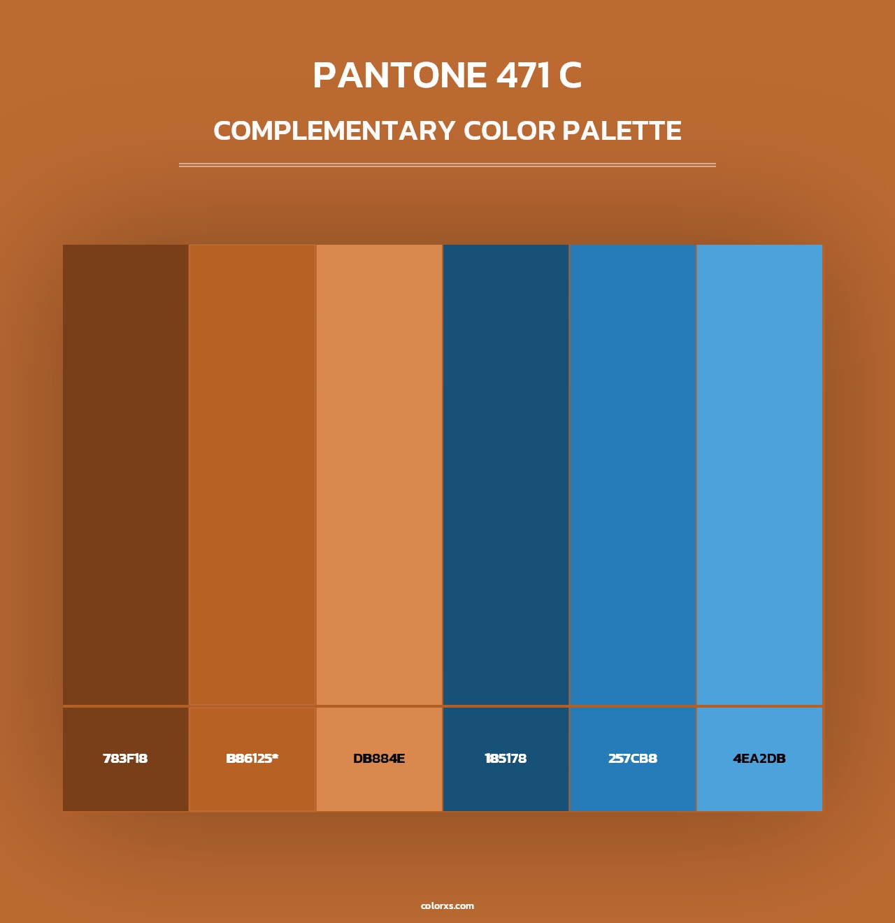 PANTONE 471 C - Complementary Color Palette