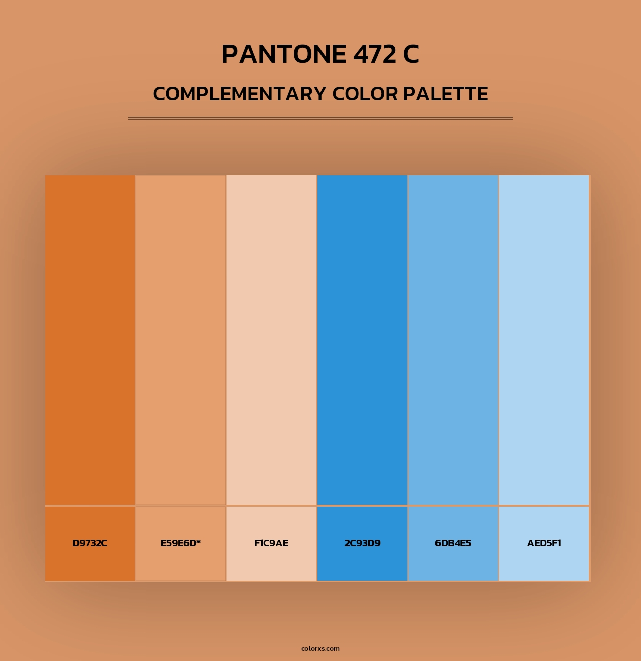 PANTONE 472 C - Complementary Color Palette