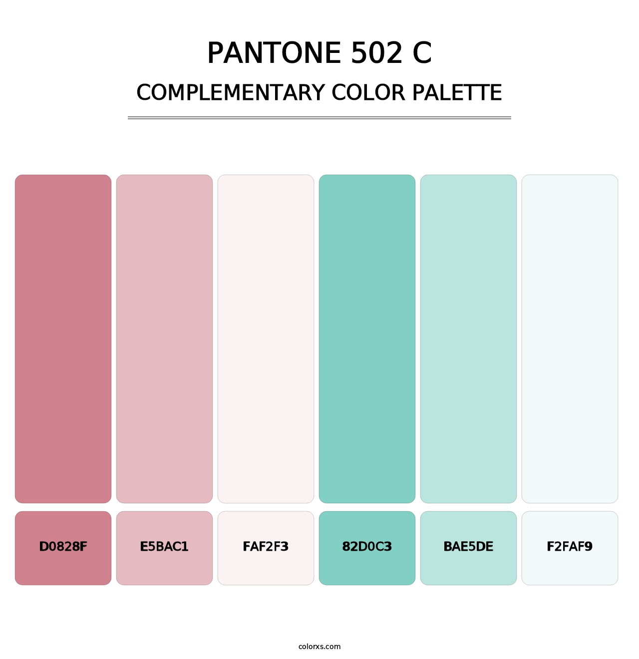 PANTONE 502 C - Complementary Color Palette