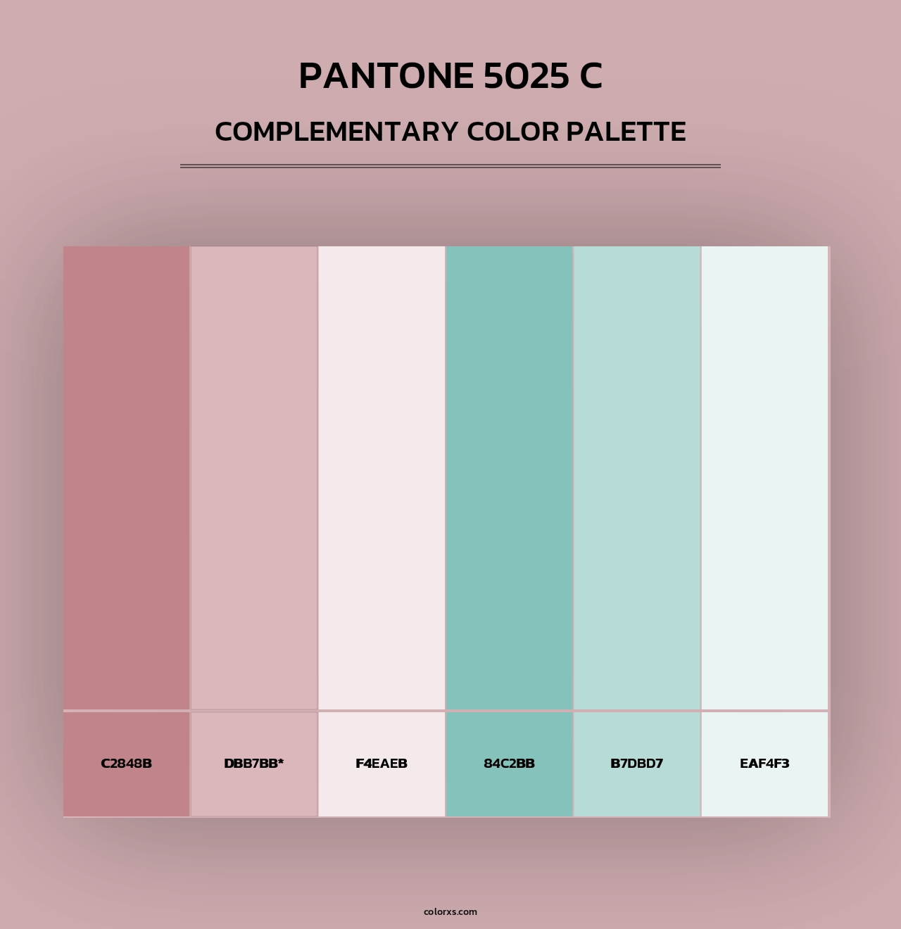 PANTONE 5025 C - Complementary Color Palette