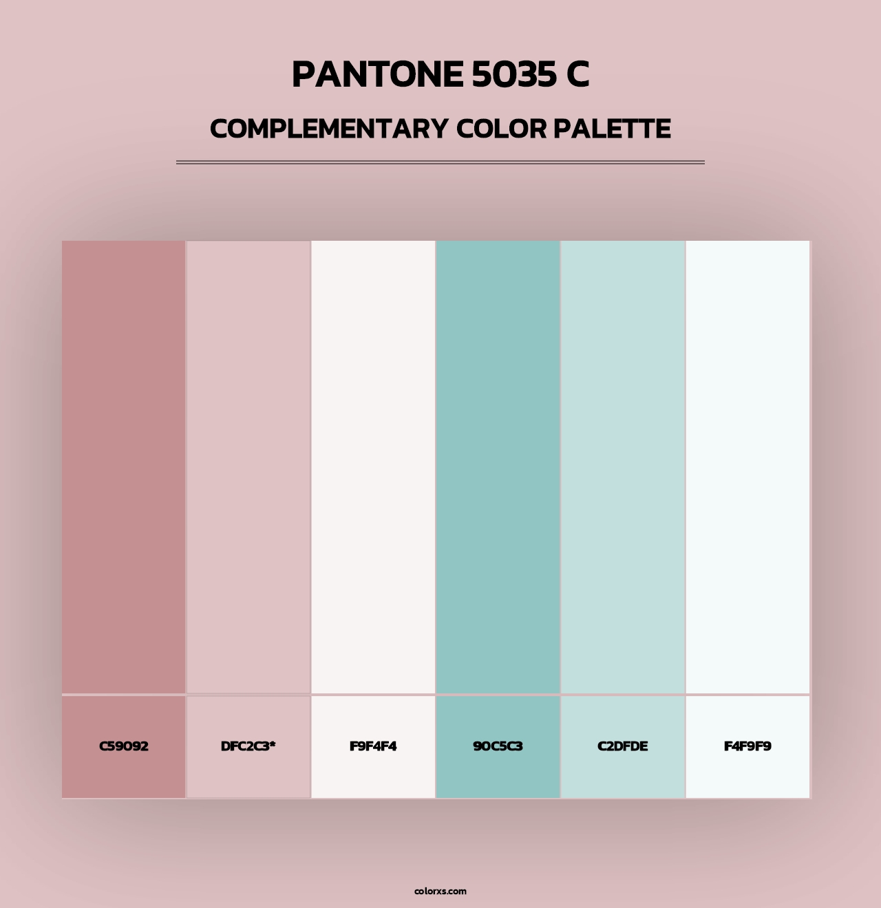 PANTONE 5035 C - Complementary Color Palette