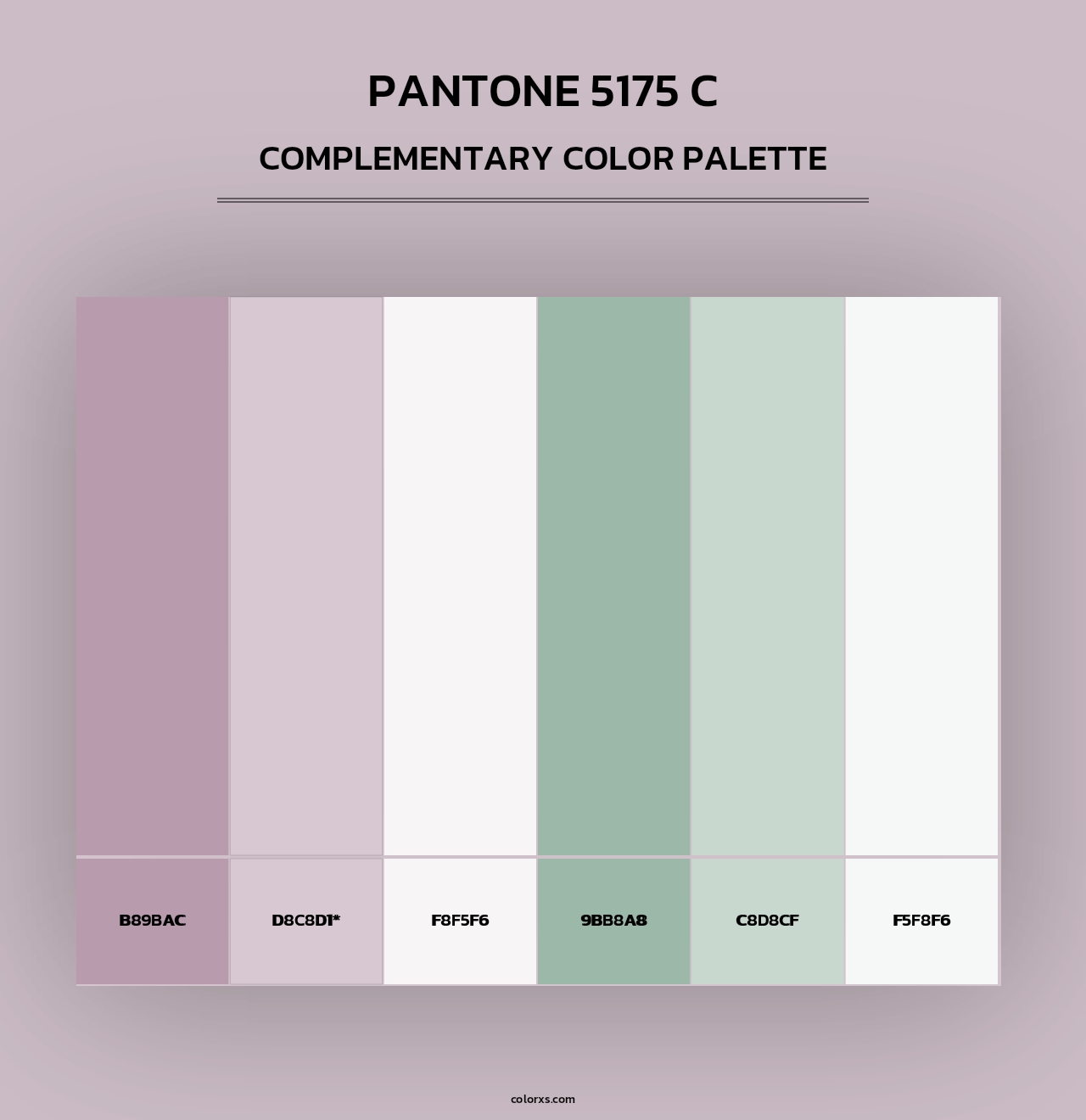 PANTONE 5175 C - Complementary Color Palette