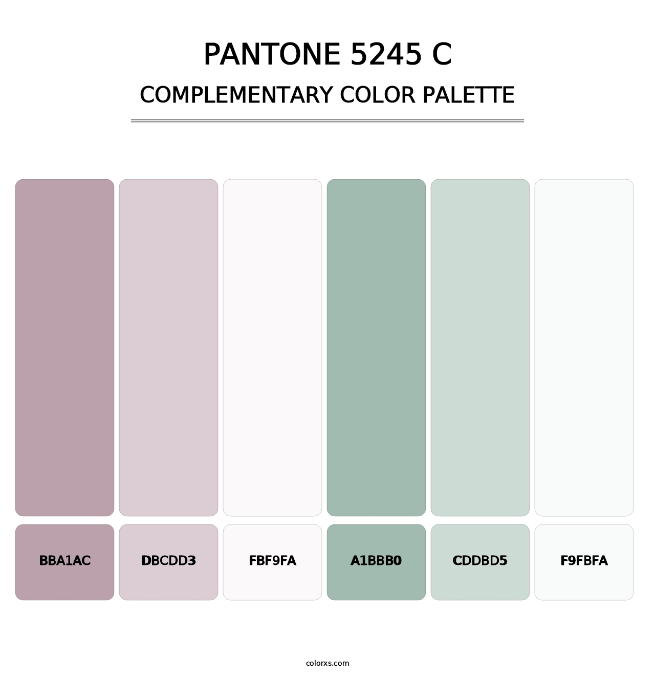 PANTONE 5245 C - Complementary Color Palette