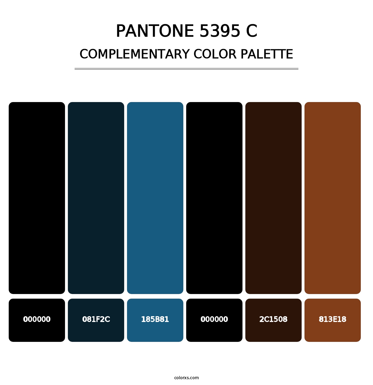 PANTONE 5395 C - Complementary Color Palette