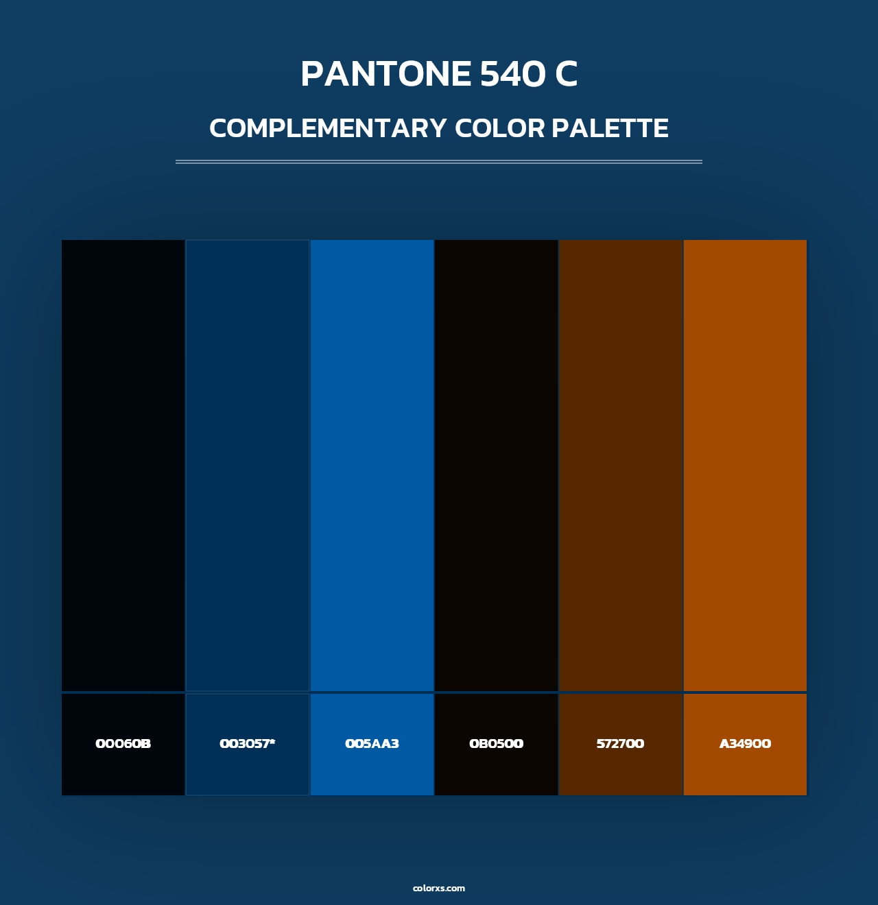 PANTONE 540 C - Complementary Color Palette