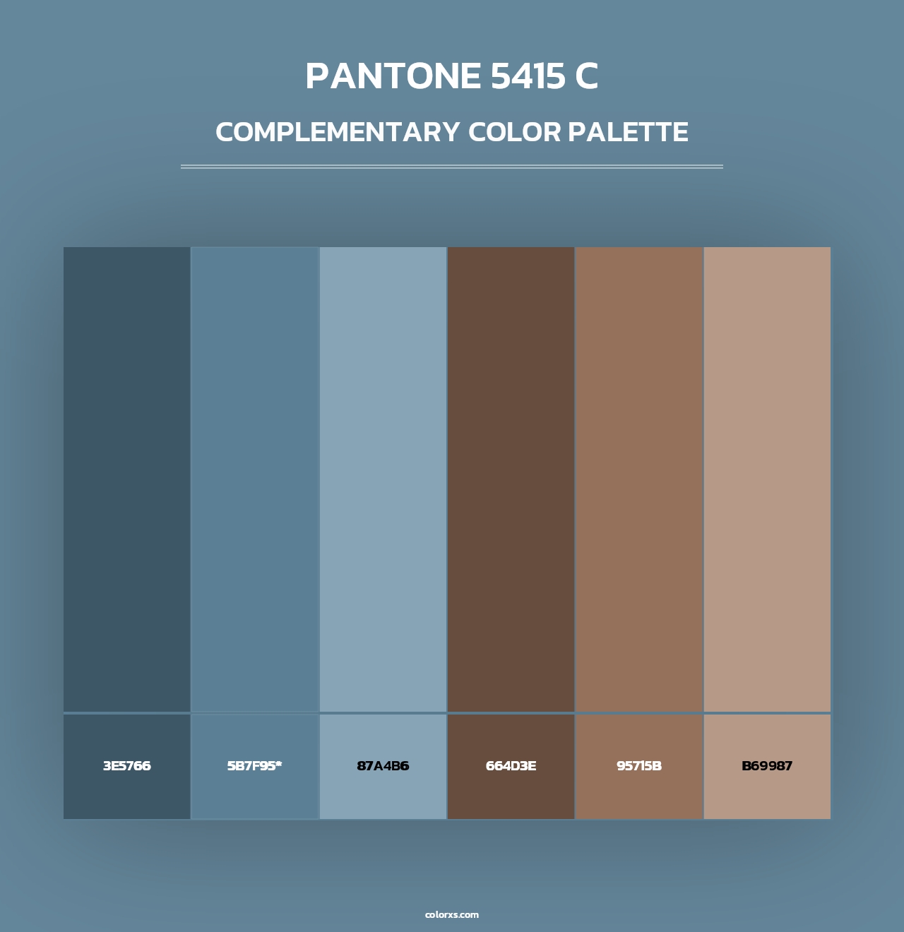 PANTONE 5415 C - Complementary Color Palette