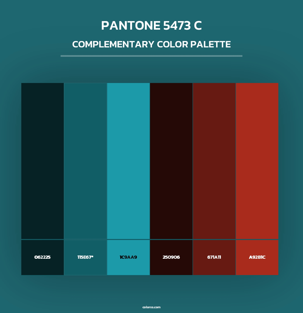 PANTONE 5473 C - Complementary Color Palette
