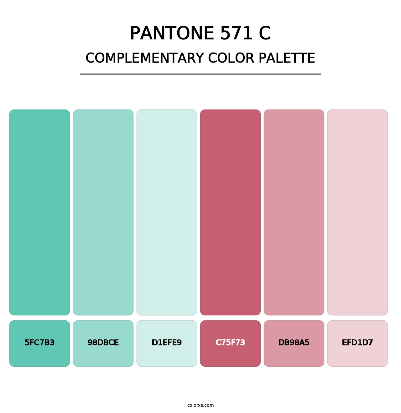 PANTONE 571 C - Complementary Color Palette