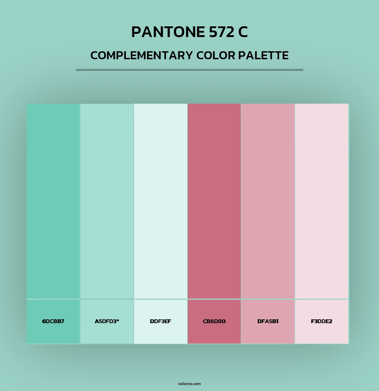 PANTONE 572 C - Complementary Color Palette