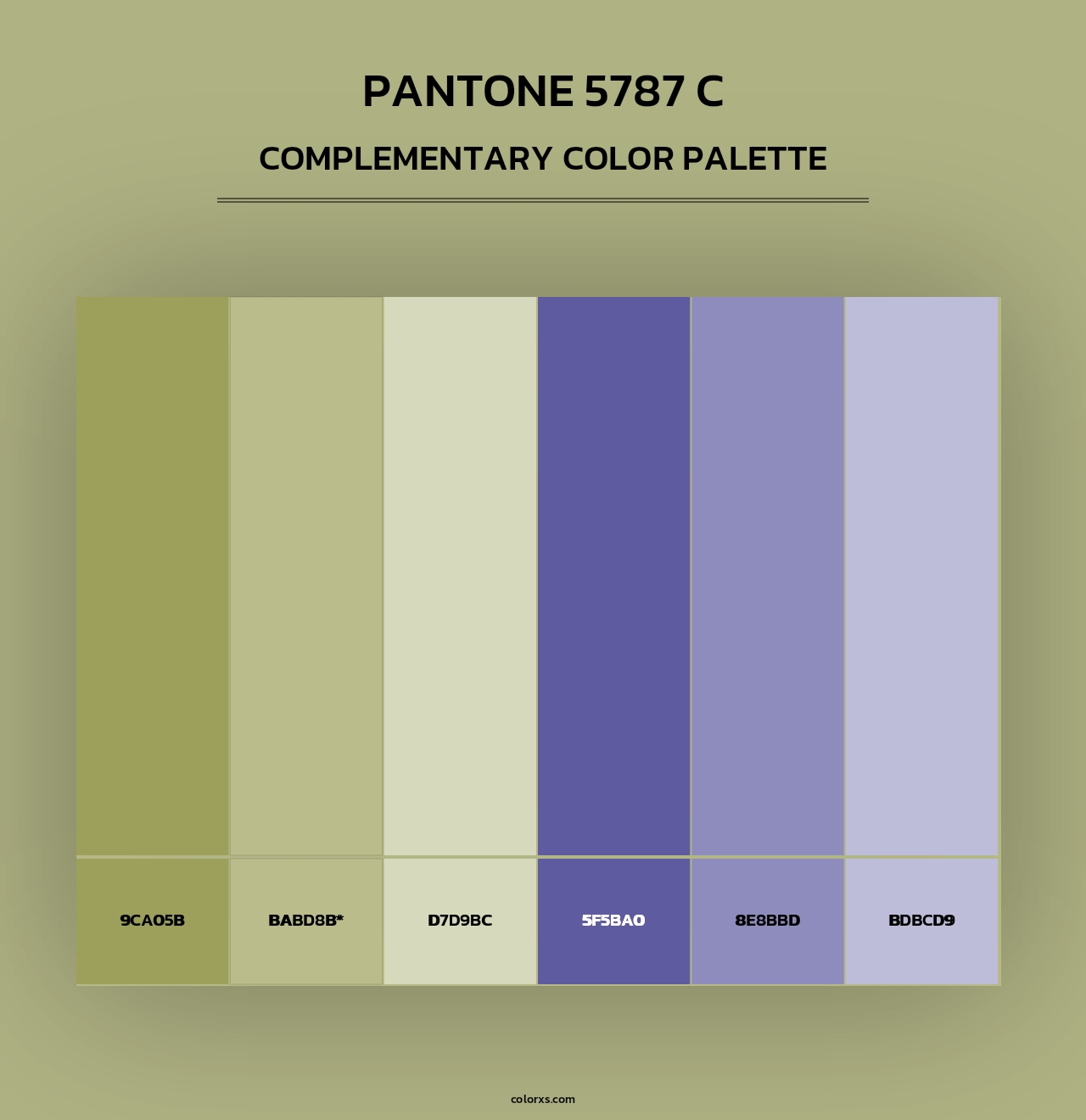 PANTONE 5787 C - Complementary Color Palette