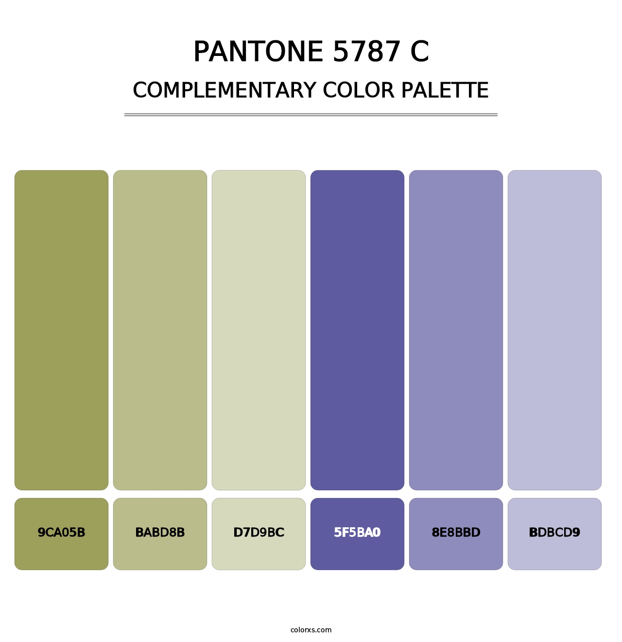 PANTONE 5787 C - Complementary Color Palette