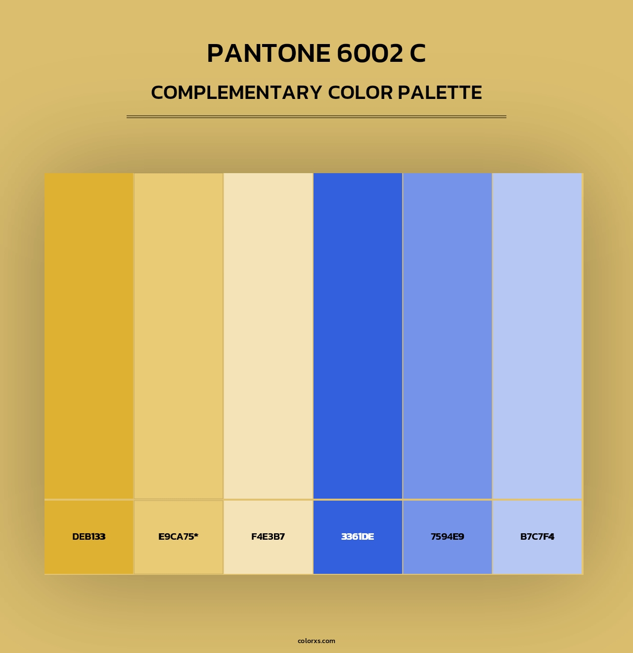 PANTONE 6002 C - Complementary Color Palette