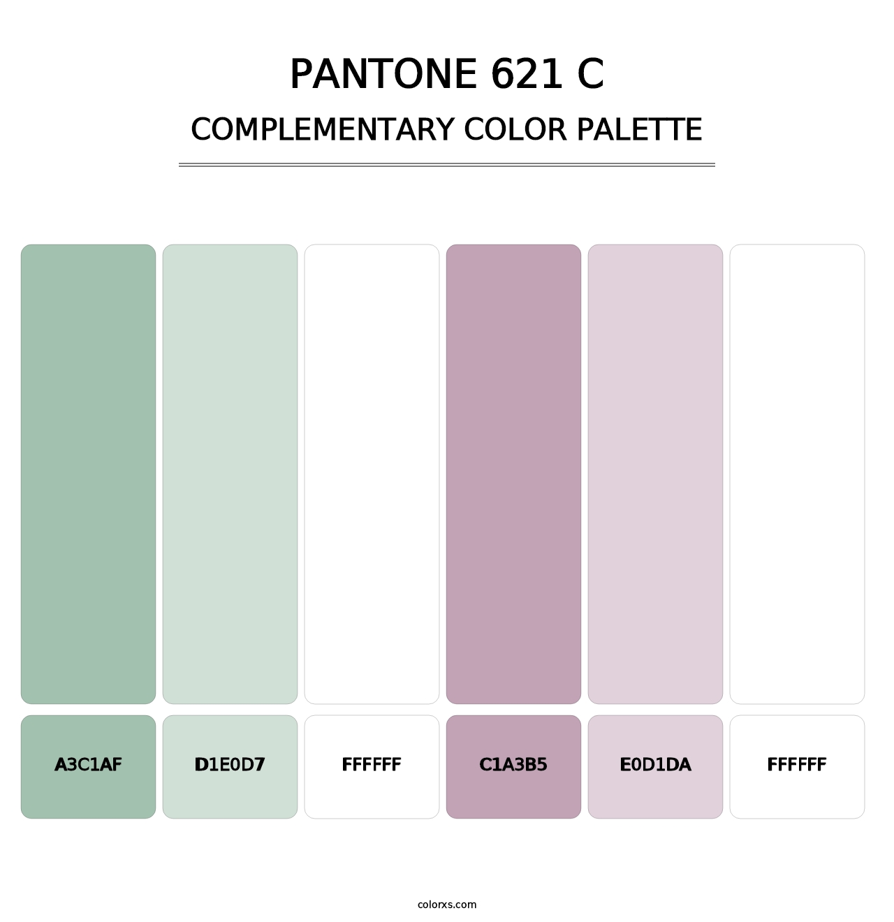 PANTONE 621 C - Complementary Color Palette