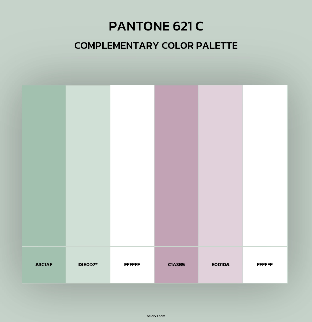 PANTONE 621 C - Complementary Color Palette
