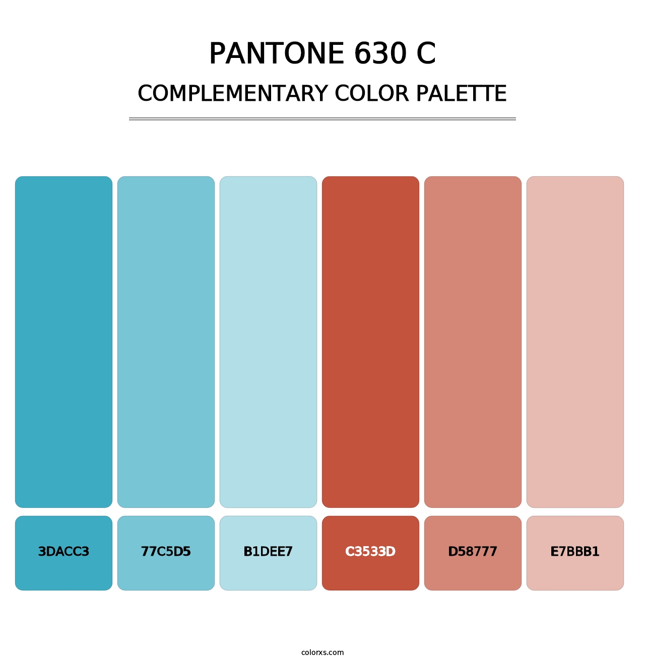 PANTONE 630 C - Complementary Color Palette