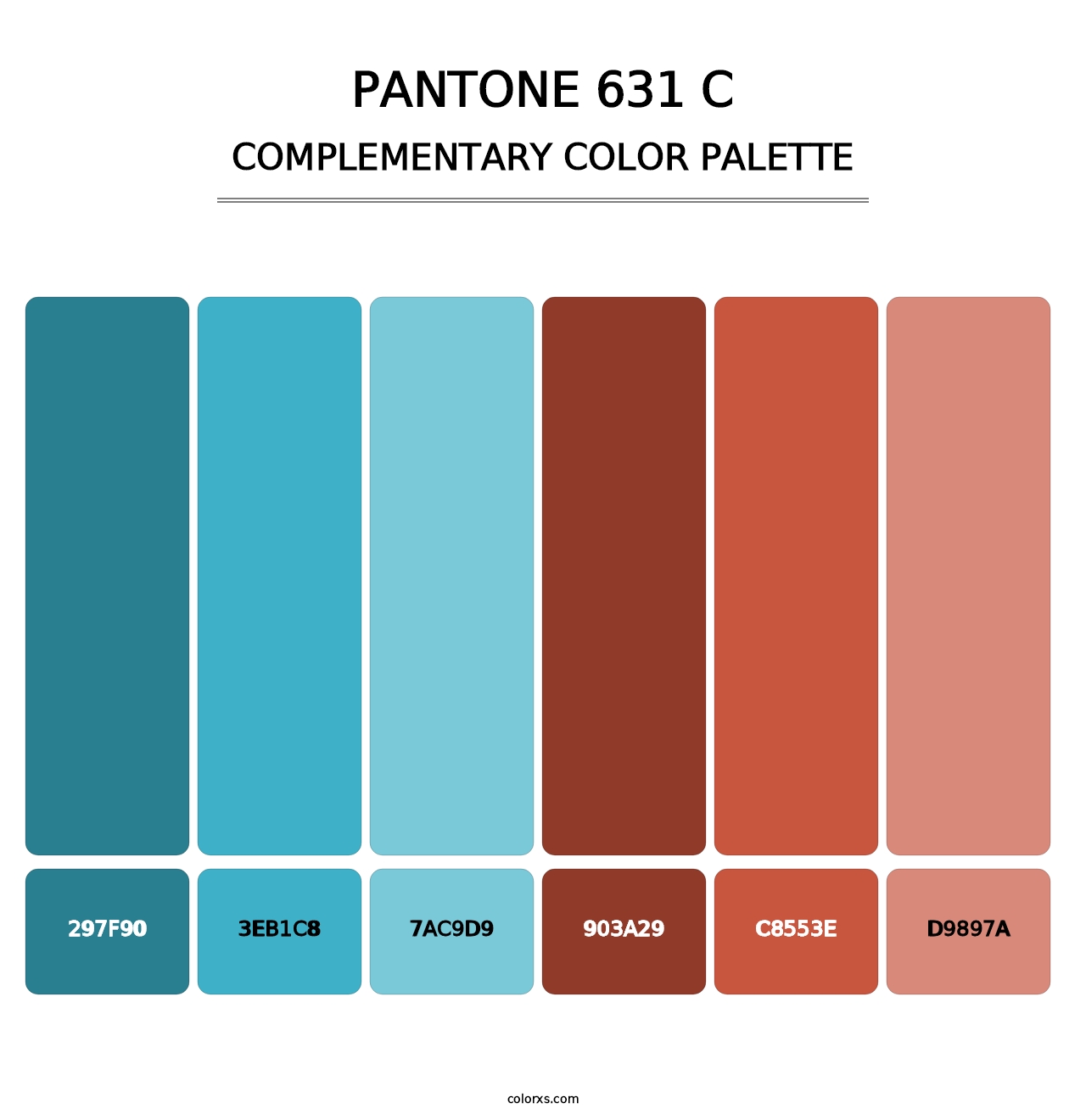 PANTONE 631 C - Complementary Color Palette