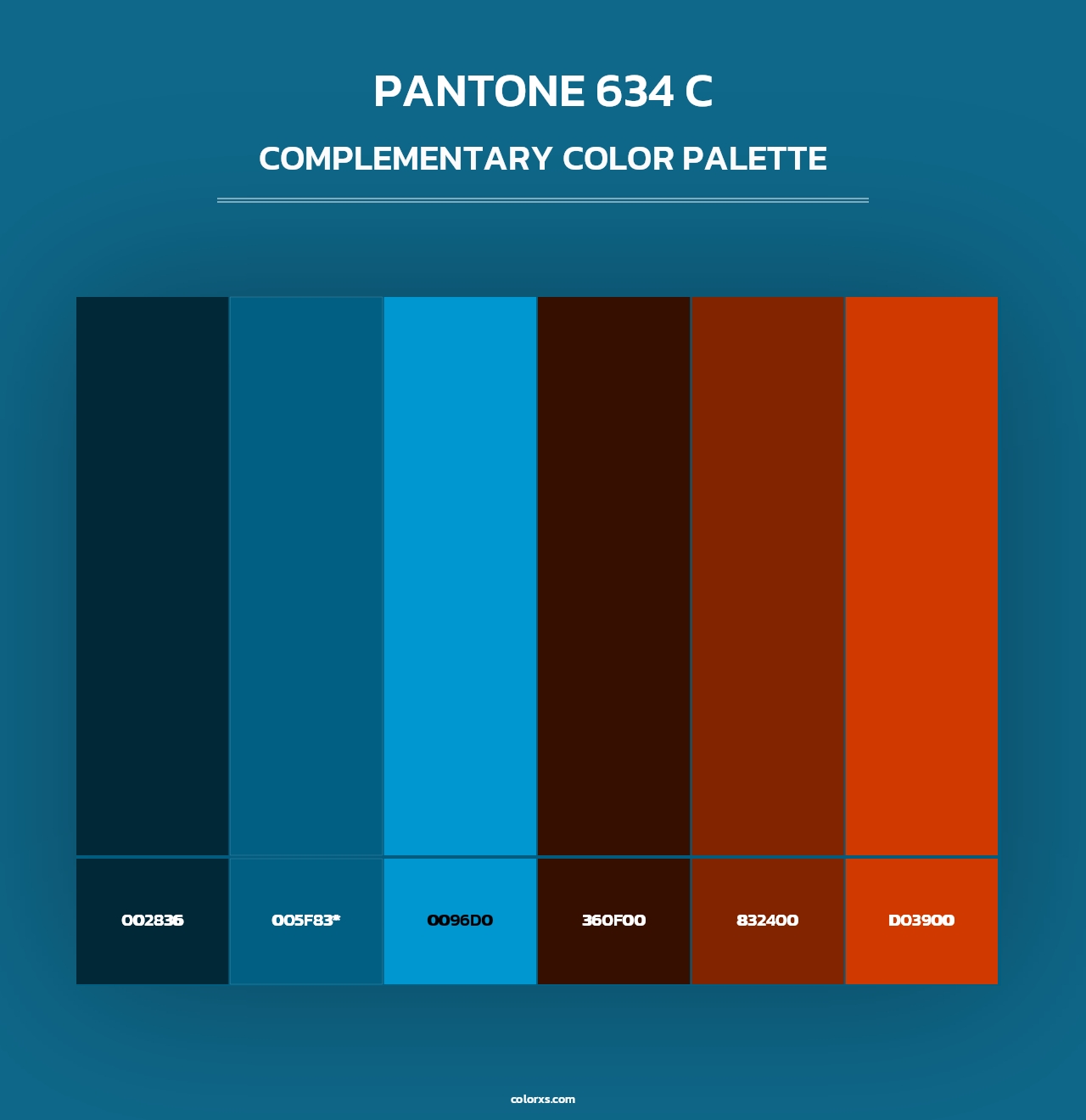 PANTONE 634 C - Complementary Color Palette