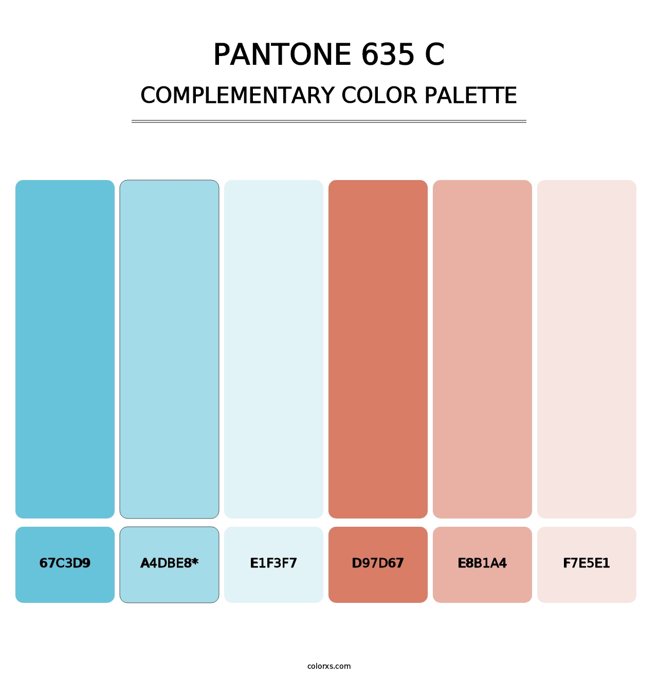 PANTONE 635 C - Complementary Color Palette