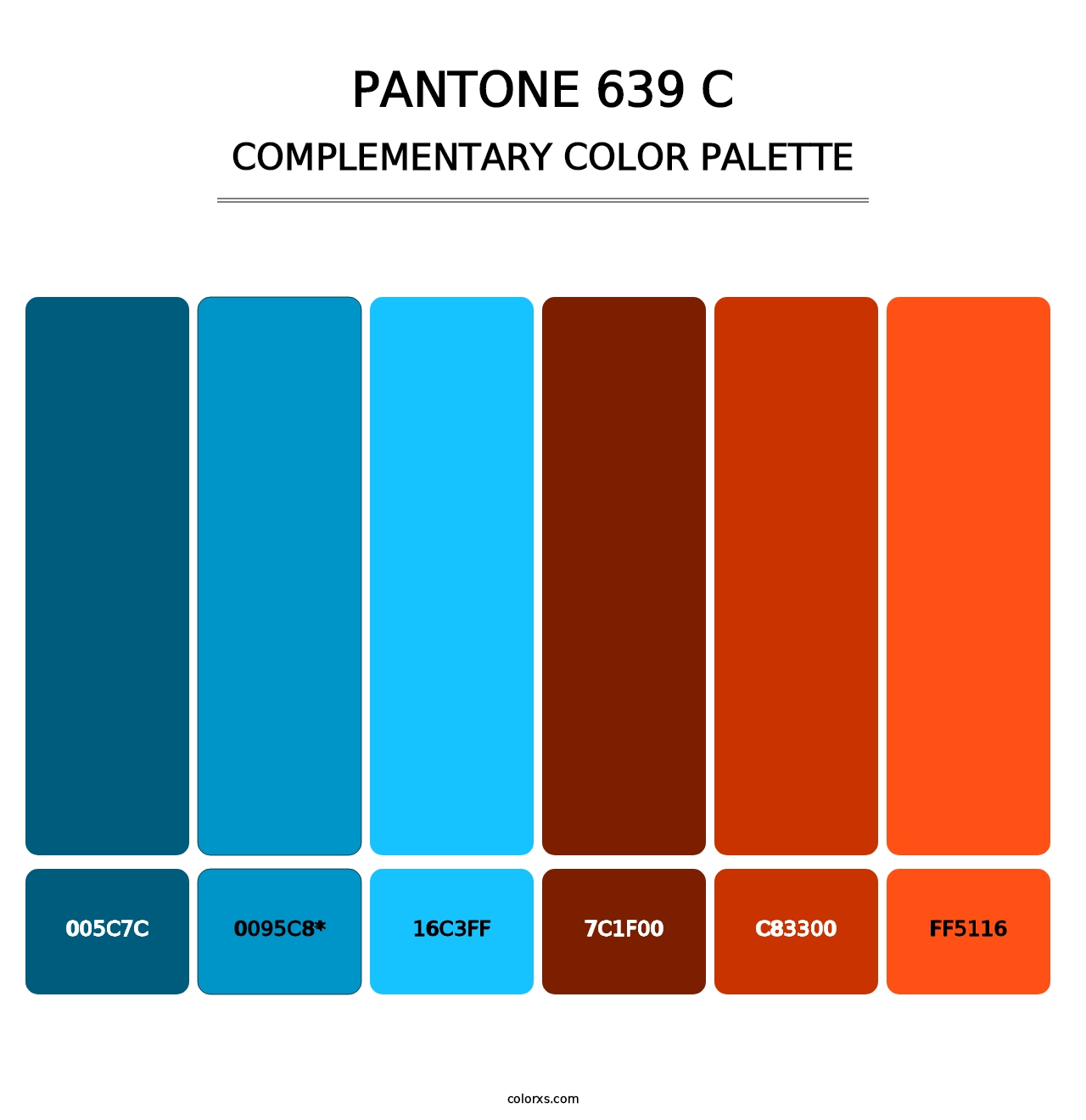 PANTONE 639 C - Complementary Color Palette