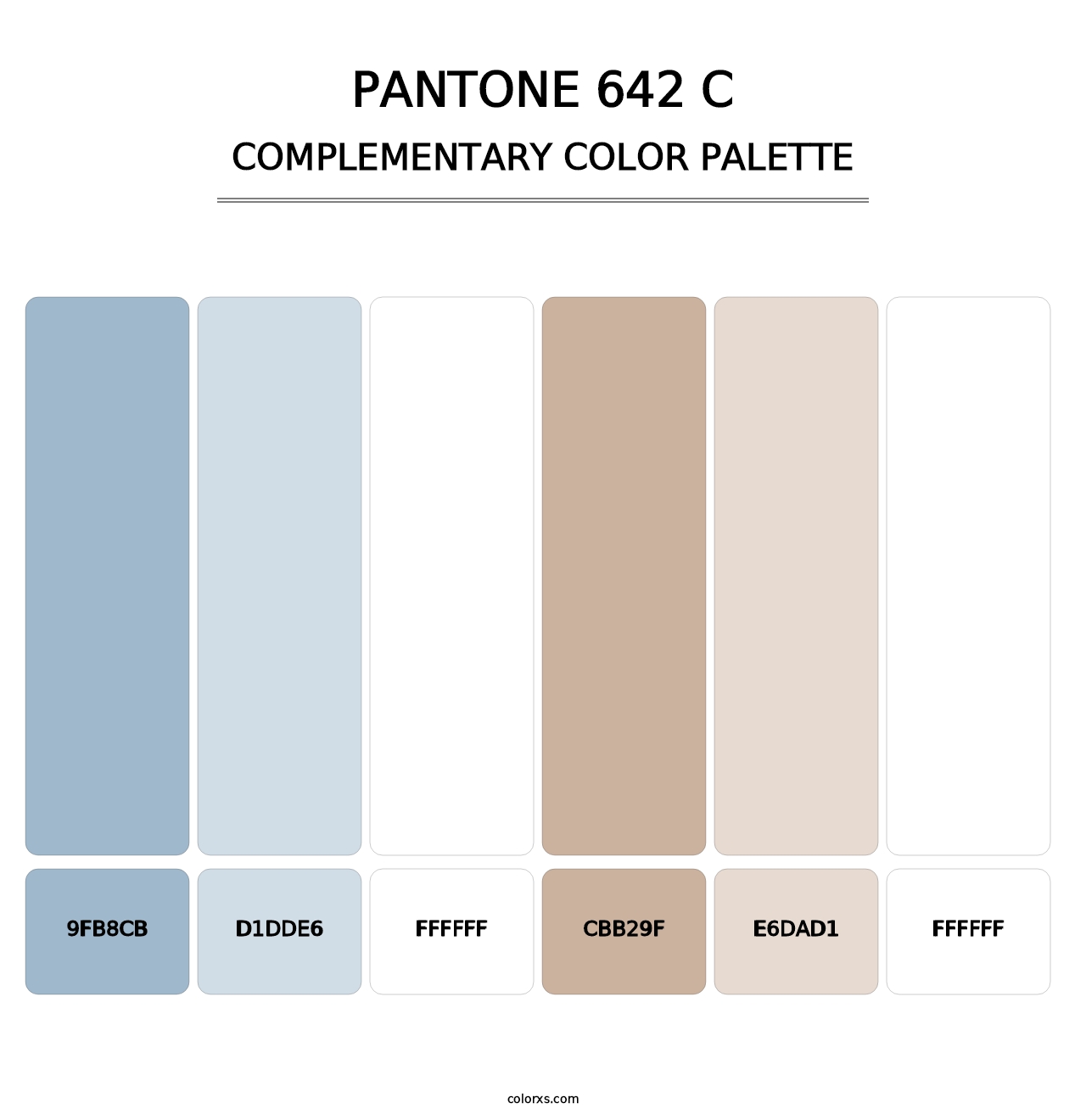 PANTONE 642 C - Complementary Color Palette