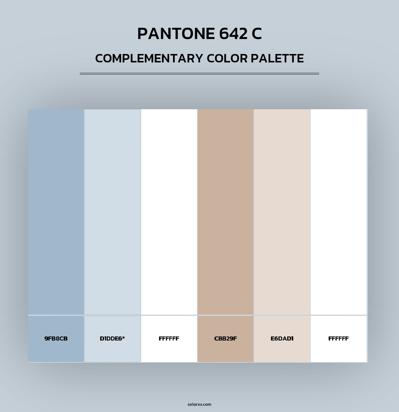 PANTONE 642 C - Complementary Color Palette