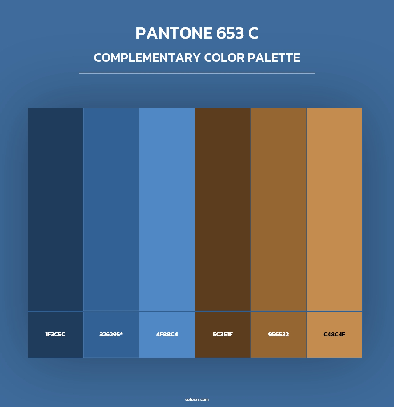 PANTONE 653 C - Complementary Color Palette