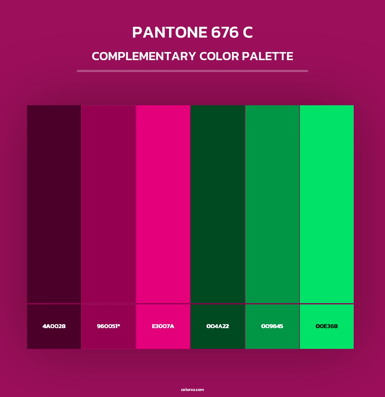 PANTONE 676 C - Complementary Color Palette