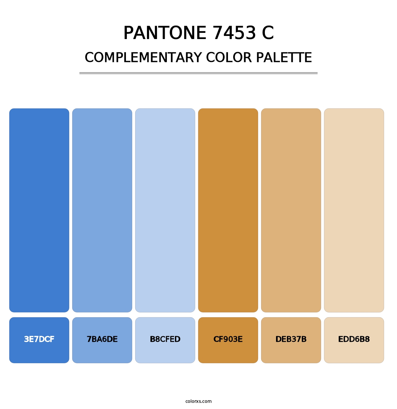 PANTONE 7453 C - Complementary Color Palette