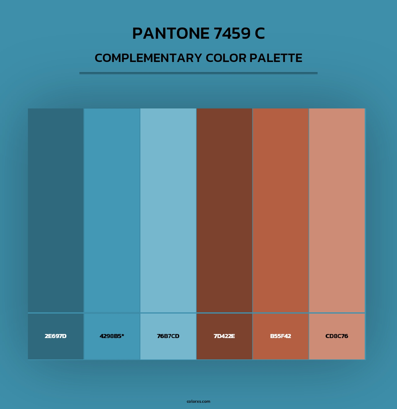 PANTONE 7459 C - Complementary Color Palette