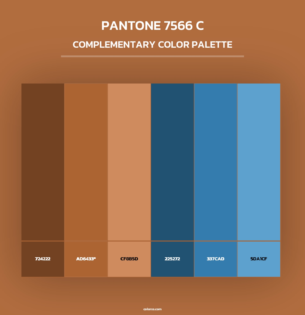 PANTONE 7566 C - Complementary Color Palette