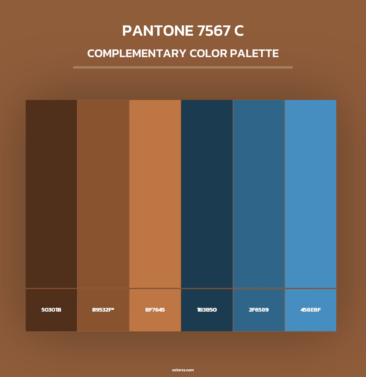 PANTONE 7567 C - Complementary Color Palette