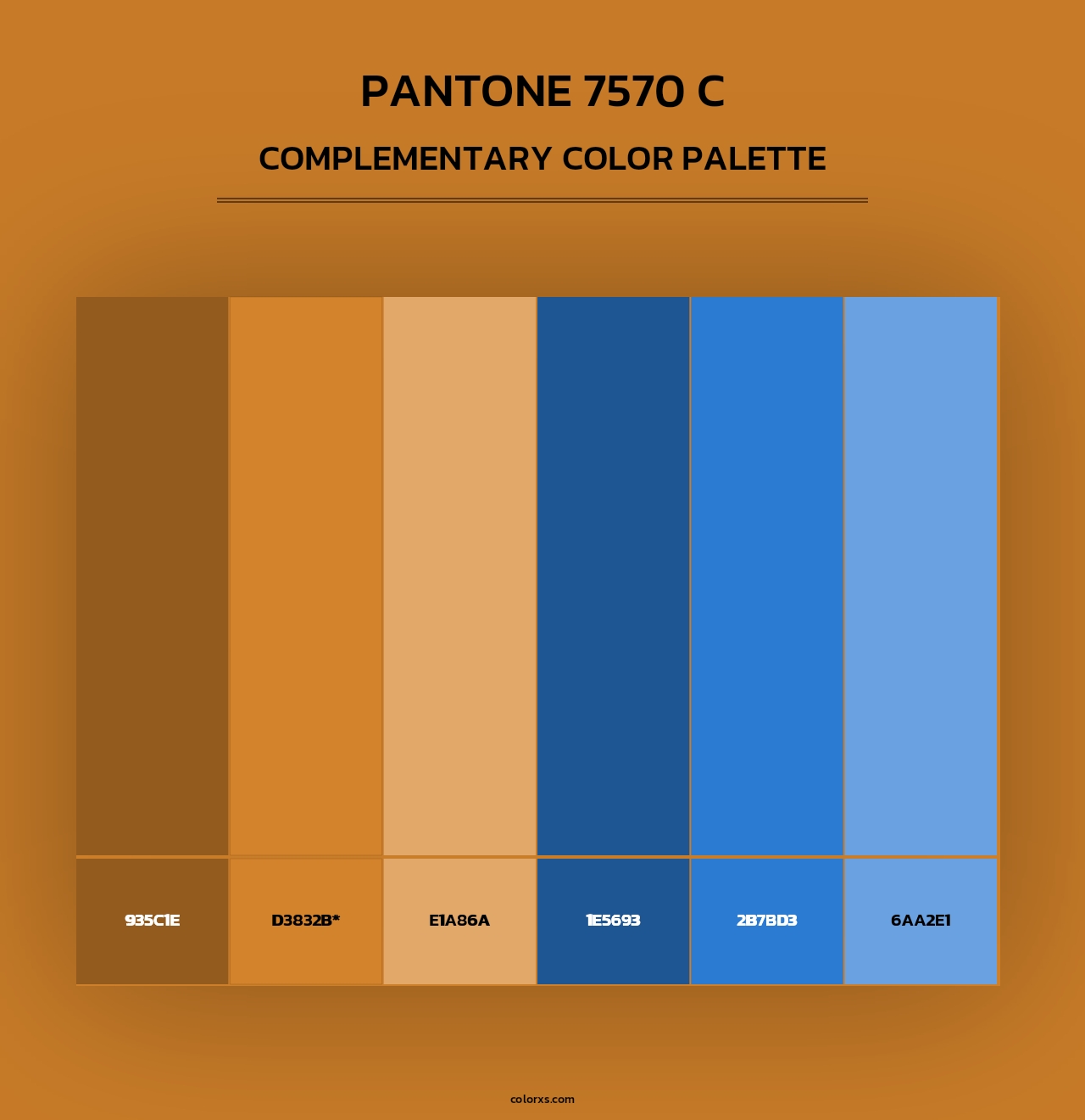 PANTONE 7570 C - Complementary Color Palette