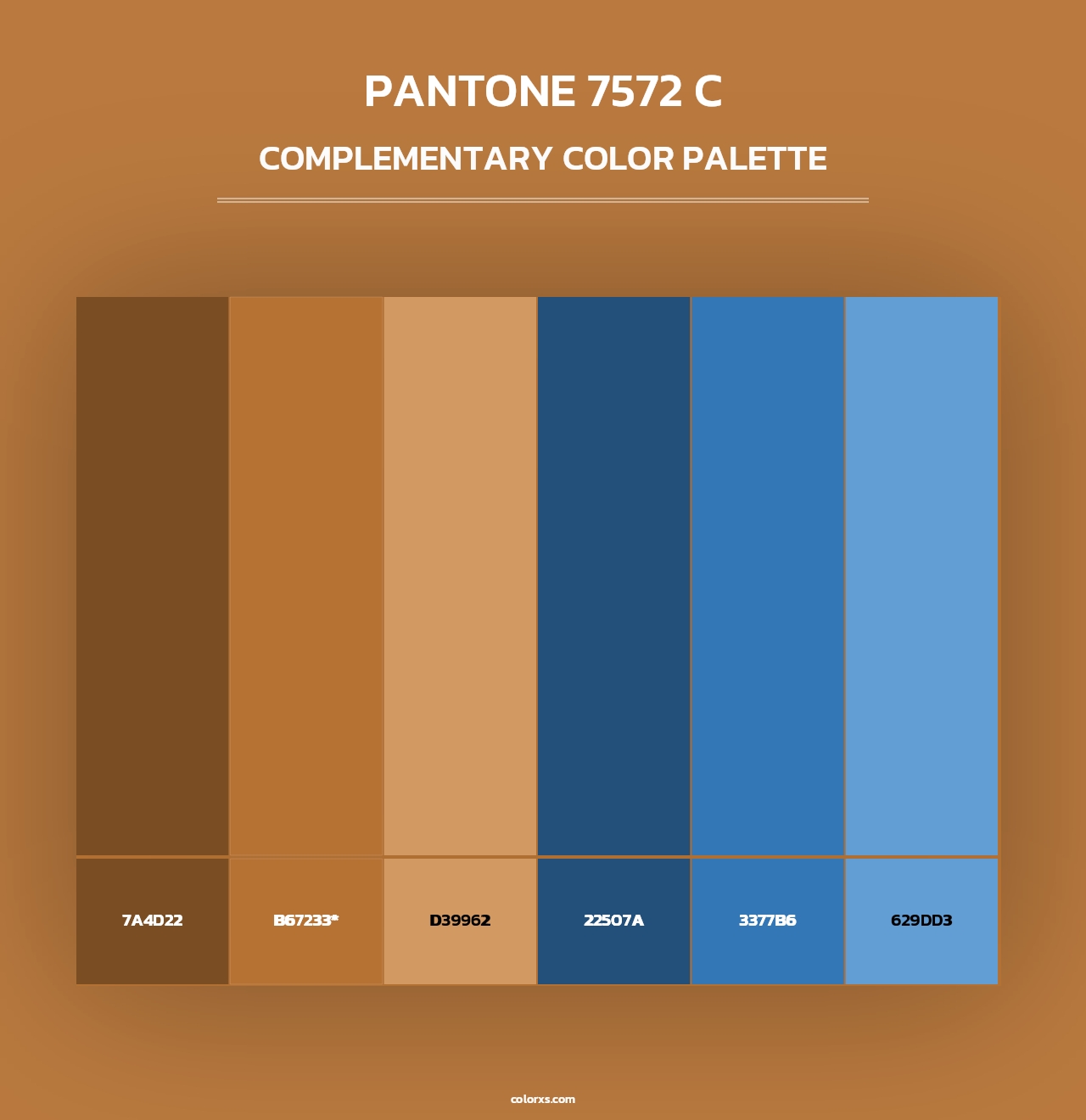 PANTONE 7572 C - Complementary Color Palette