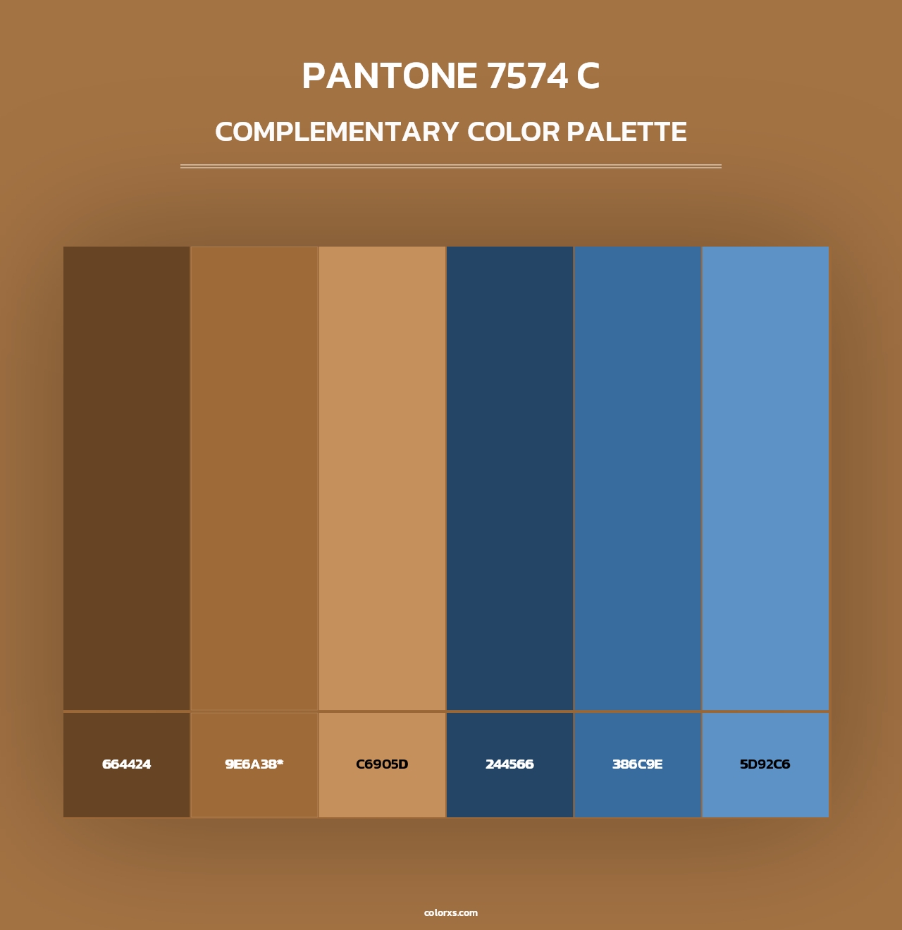 PANTONE 7574 C - Complementary Color Palette