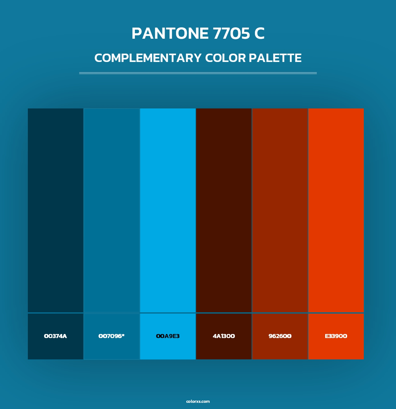 PANTONE 7705 C - Complementary Color Palette