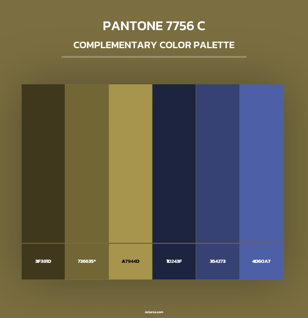PANTONE 7756 C - Complementary Color Palette