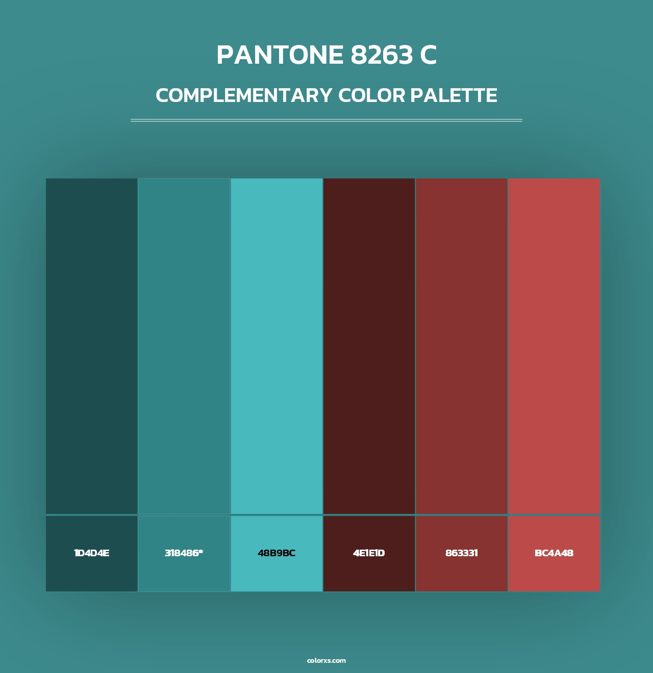 PANTONE 8263 C - Complementary Color Palette