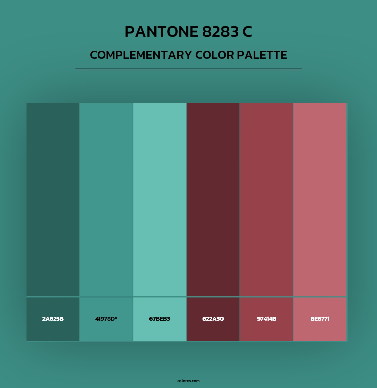 PANTONE 8283 C - Complementary Color Palette