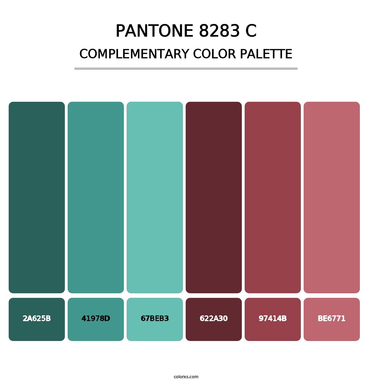 PANTONE 8283 C - Complementary Color Palette