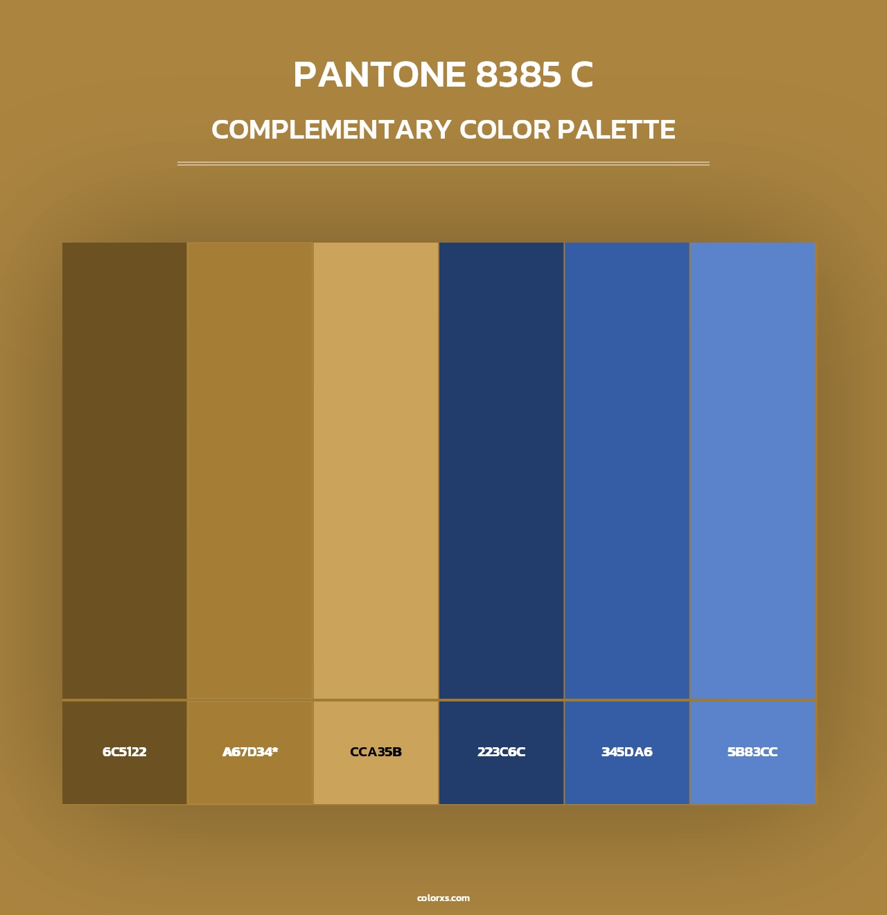 PANTONE 8385 C - Complementary Color Palette