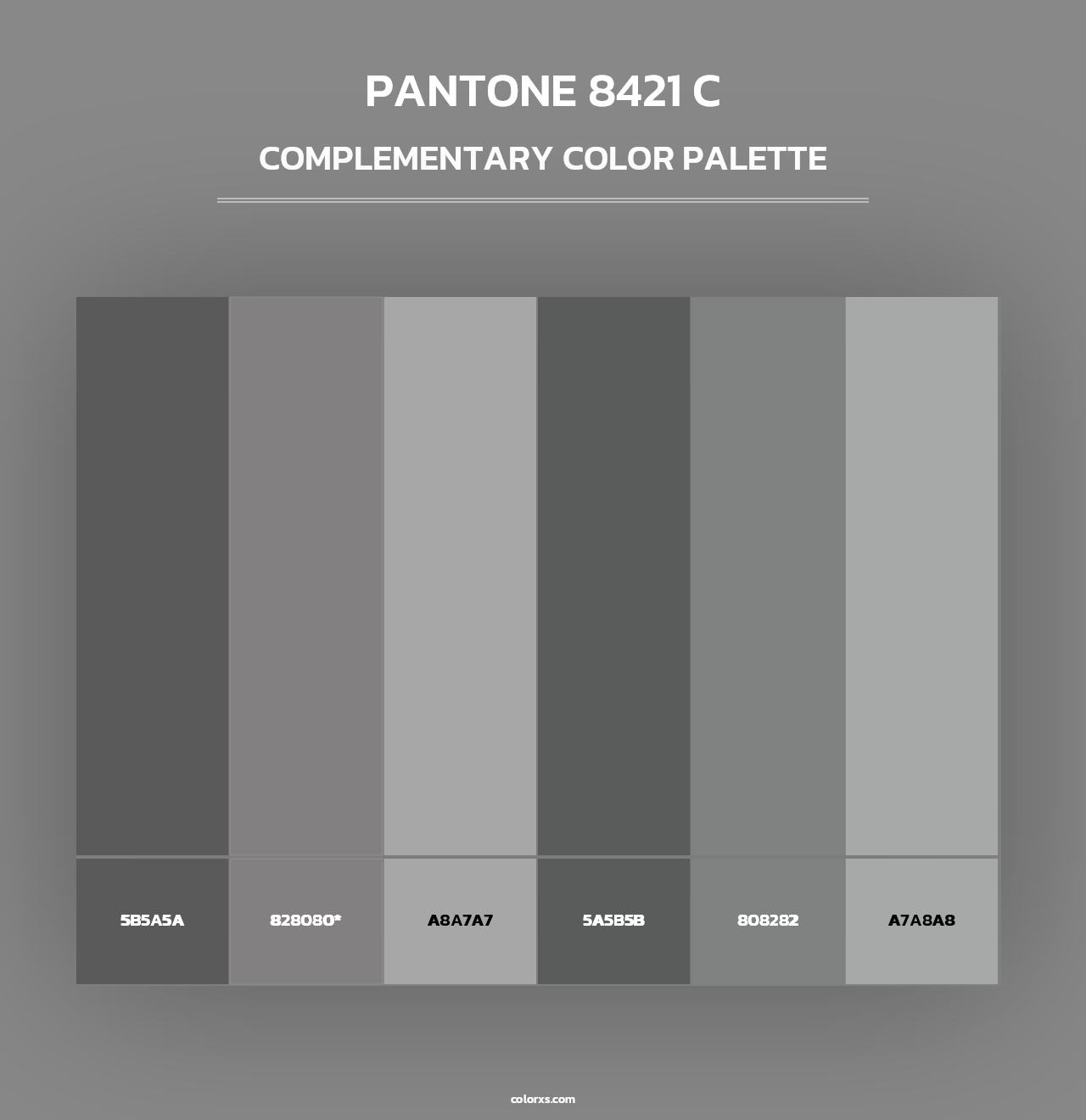 PANTONE 8421 C - Complementary Color Palette