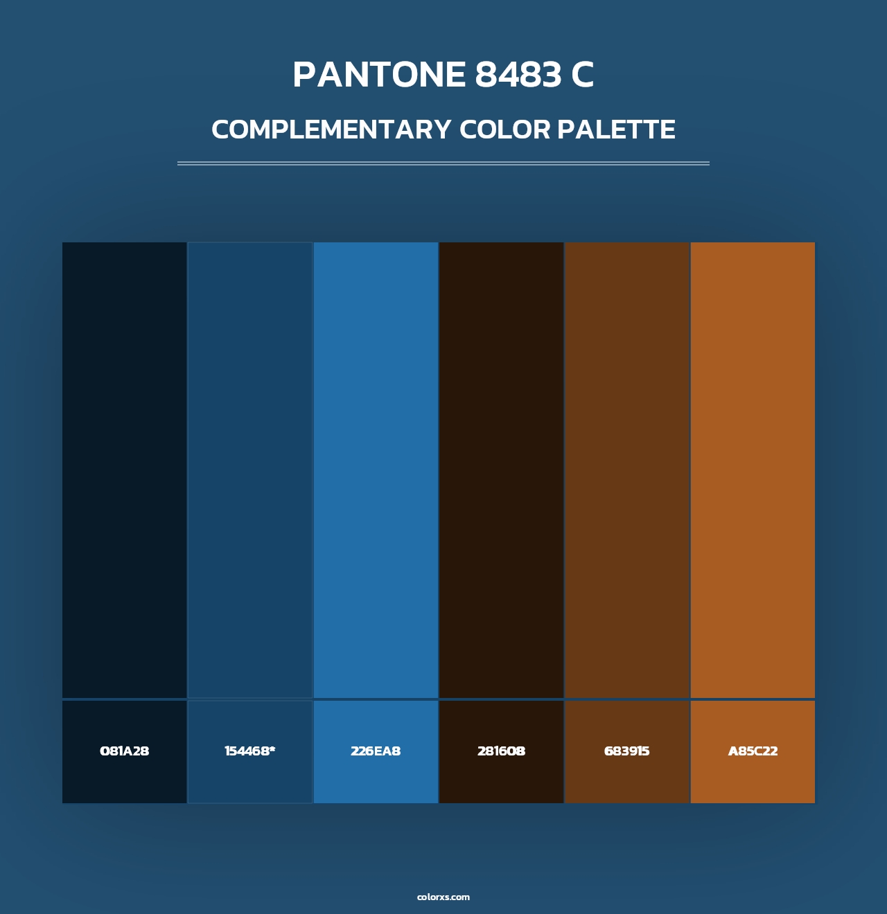 PANTONE 8483 C - Complementary Color Palette