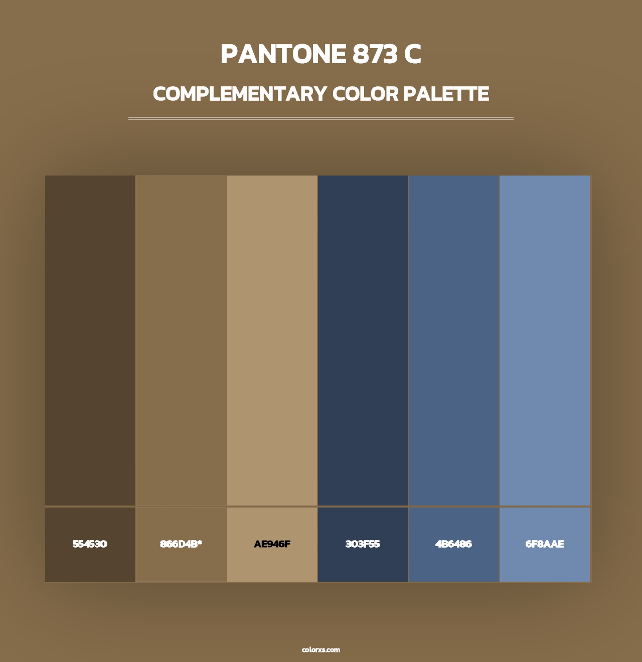 PANTONE 873 C - Complementary Color Palette