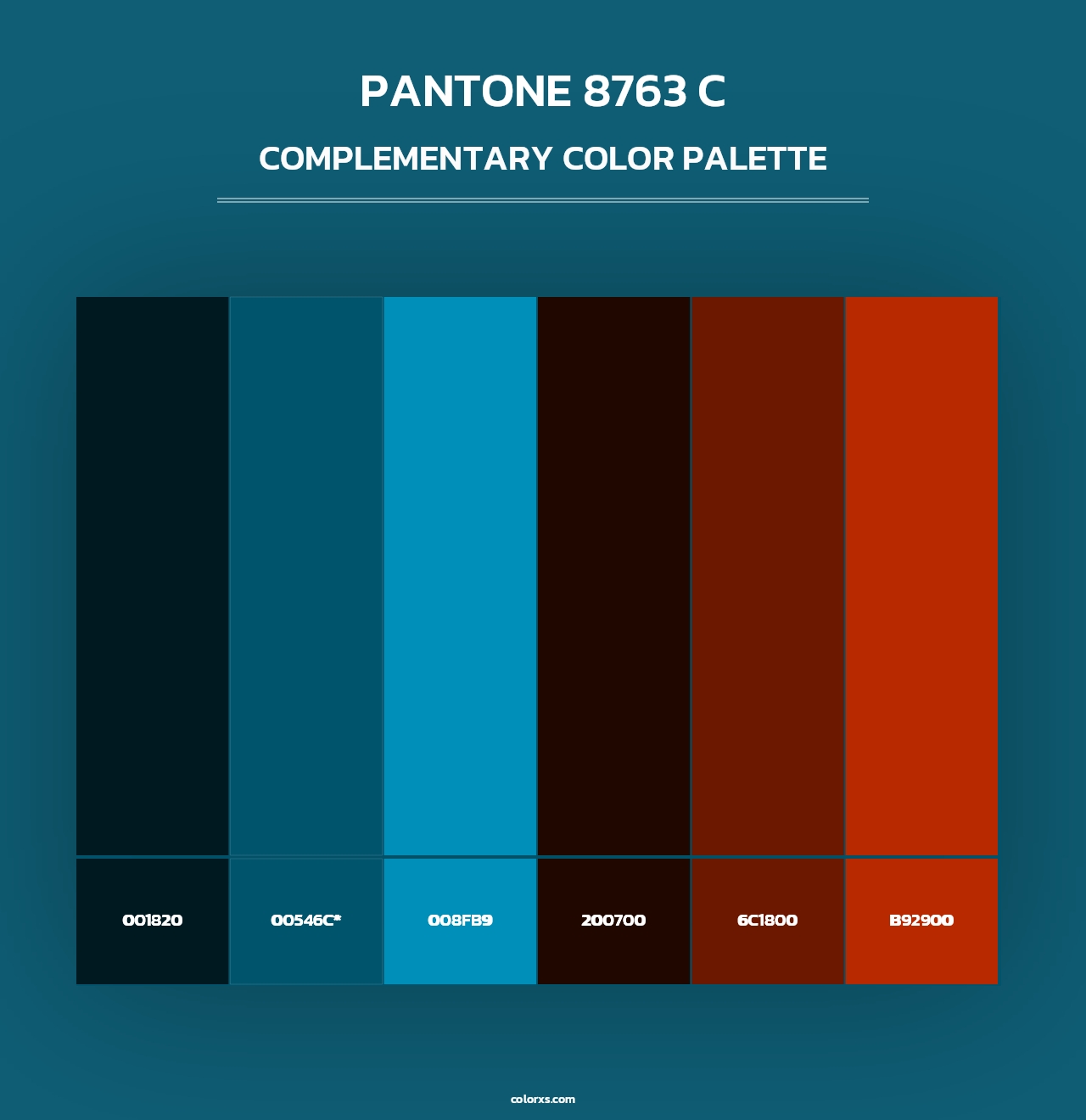 PANTONE 8763 C - Complementary Color Palette
