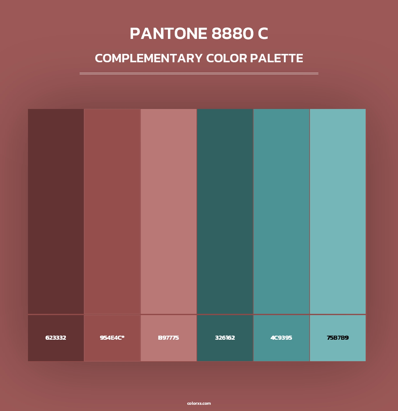 PANTONE 8880 C - Complementary Color Palette
