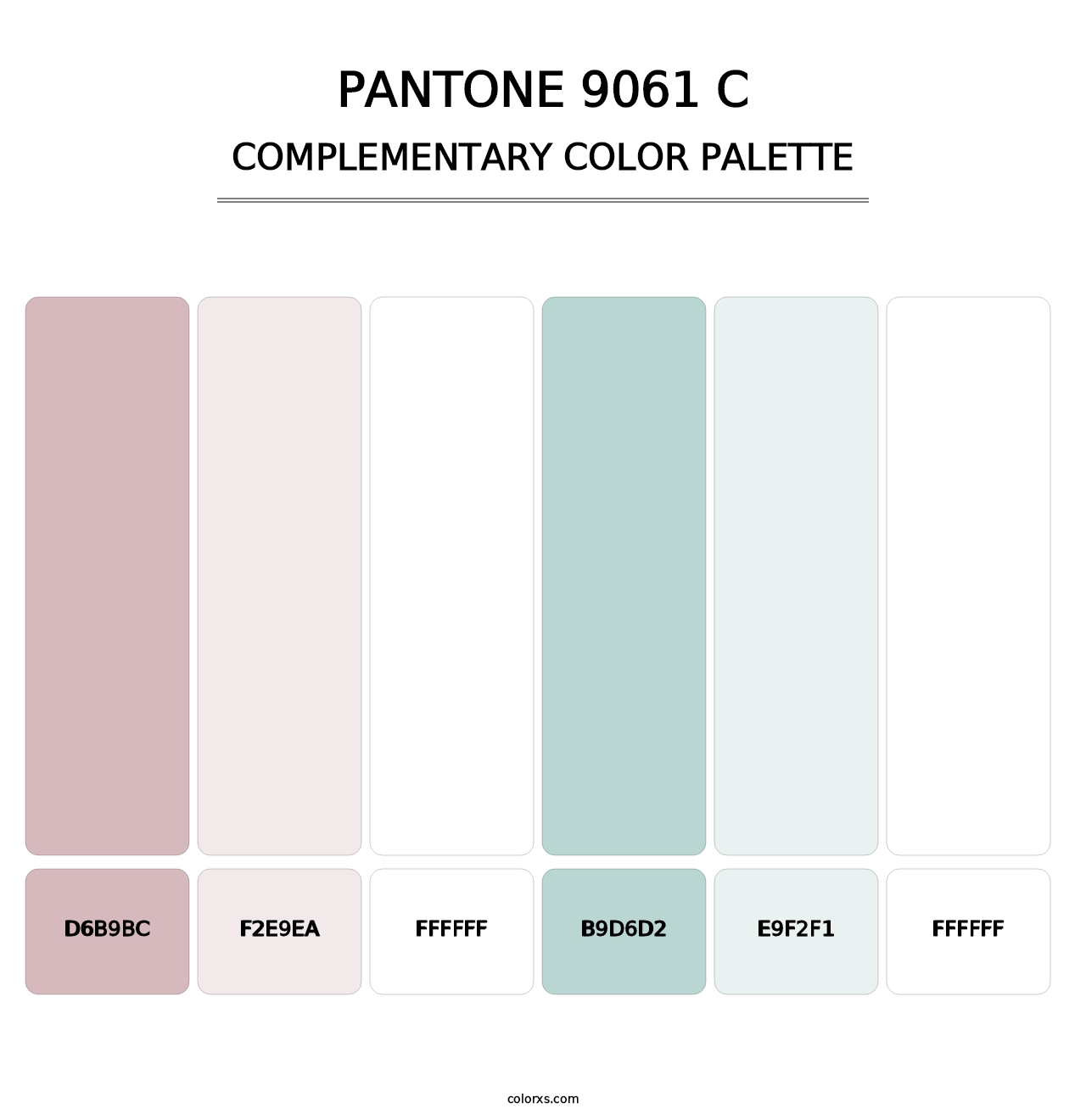 PANTONE 9061 C - Complementary Color Palette