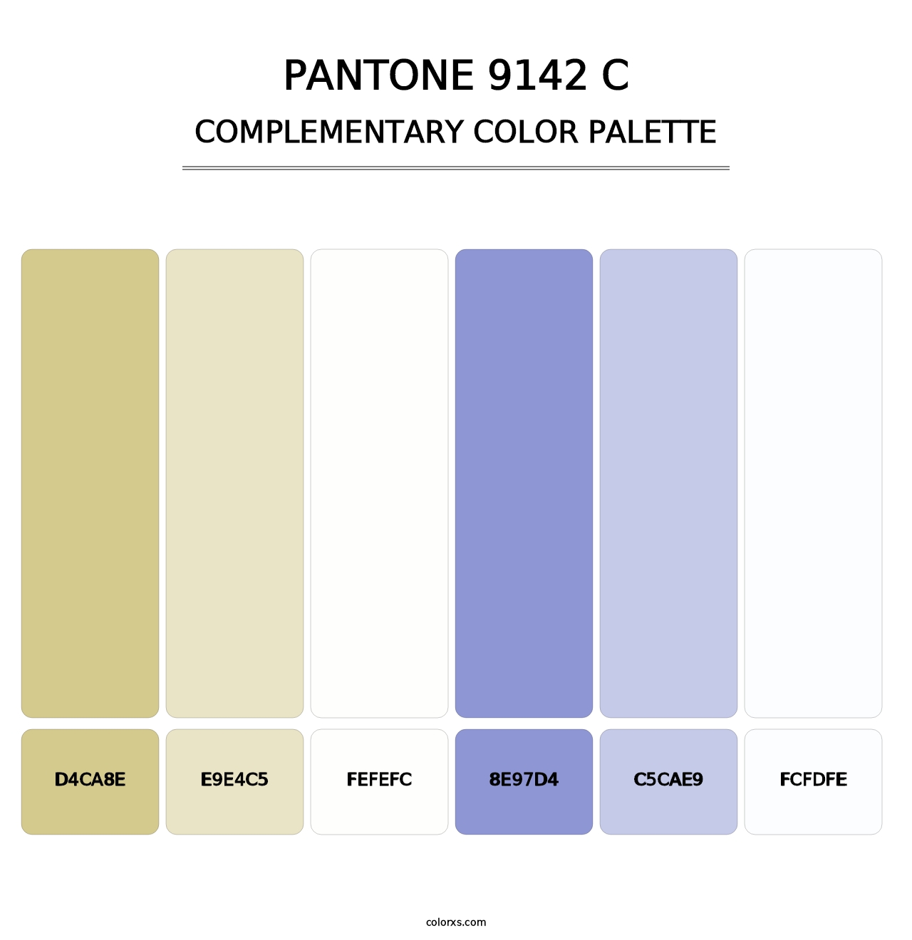 PANTONE 9142 C - Complementary Color Palette